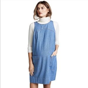 Hatch The Edie Denim Sheath Maternity Dress